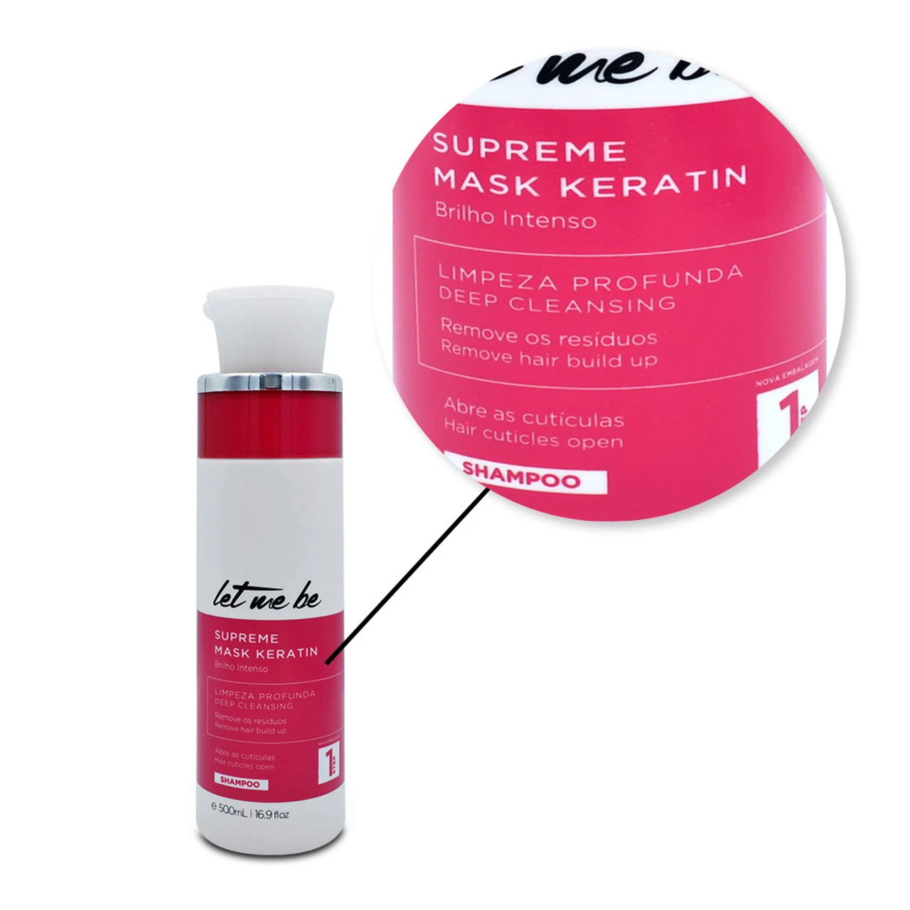 Let Me Be Shampoo Deep Supreme Liss Control Deep Cleansing Shampoo Step 1 - 500ml/16.9fl.oz - Image 4