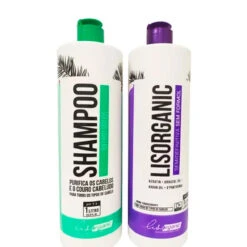 Lisorganic Progressive Semi Definitive Organics Keratin Treatment Hydration Hair Care 2x1L/2x33.8fl.oz