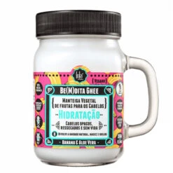 Lola Cosmetics Mask Be(M)dita Ghee Hydration Dull Hair Banana Aloe Vera Hair Care 350g/12.3 Oz