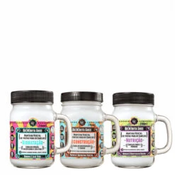 Kit Lola Cosmetics Mask Be(M)dita Capillary Schedule Hydration Reconstruction Nutrition 3x350g/3x12.3 Oz