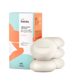 Natura Sabonete TodoDia Pure Vegetal Bar Soap Macadâmia Soft Skin Soap Puro Vegetal