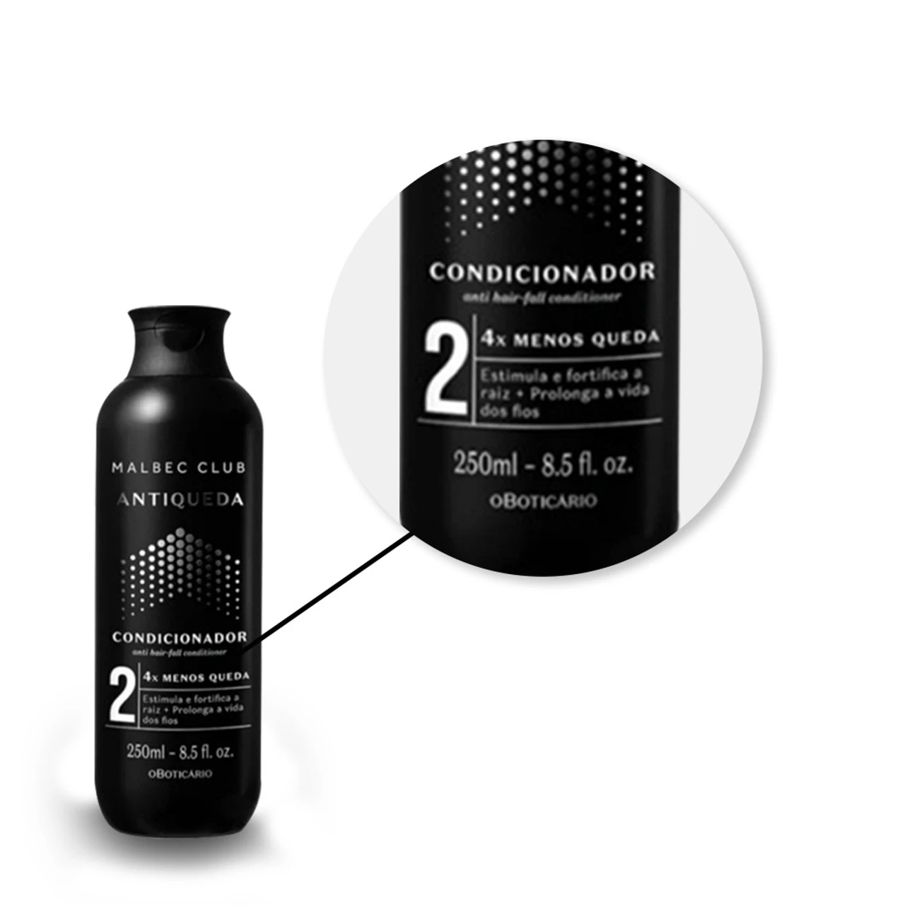 O Boticario Malbec Club Treatment Kit Stronger Root Hair 600ml/20,2 Fl,oz - Image 6