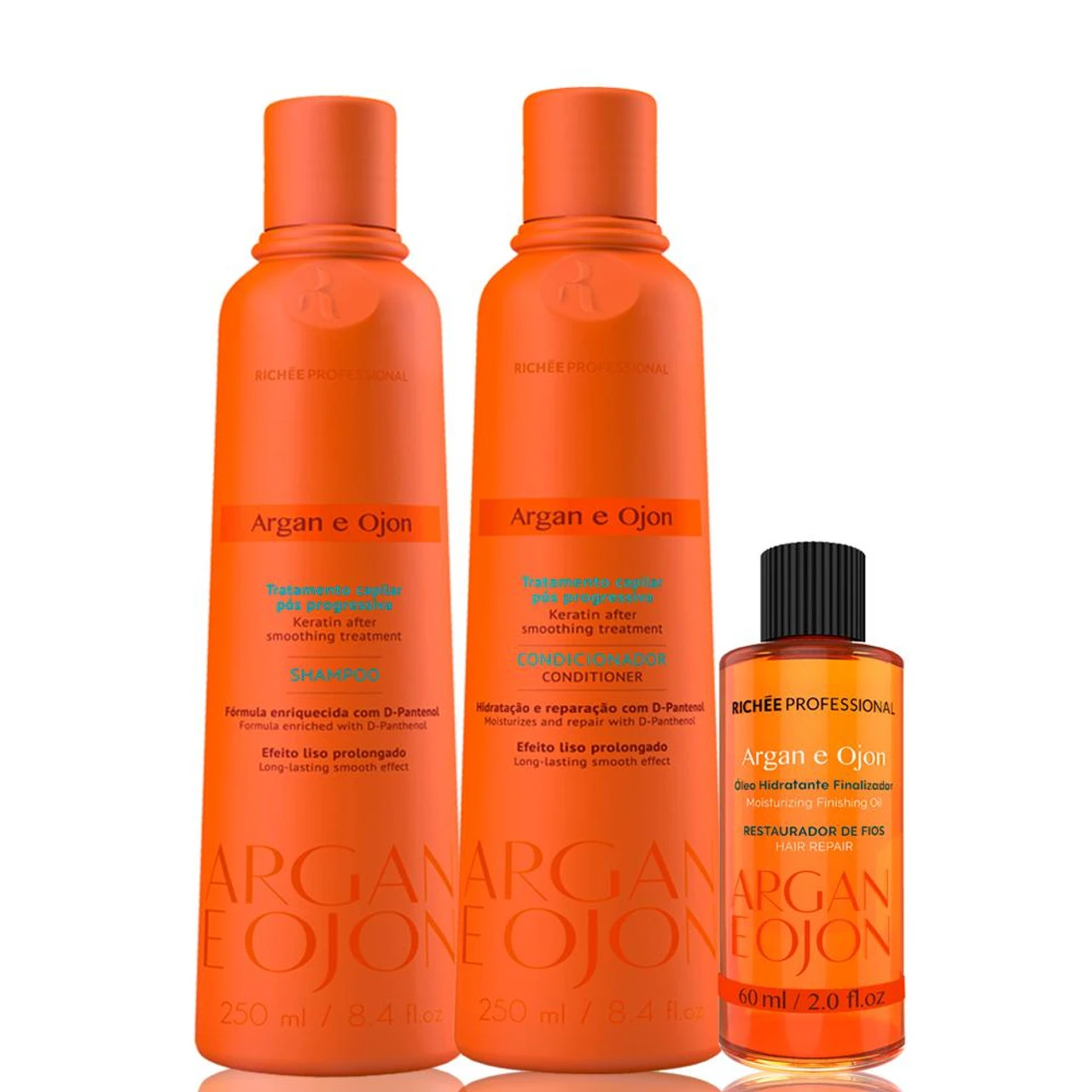 Richée Professional Argan E Ojon Kit Natural (3 Produtos)
