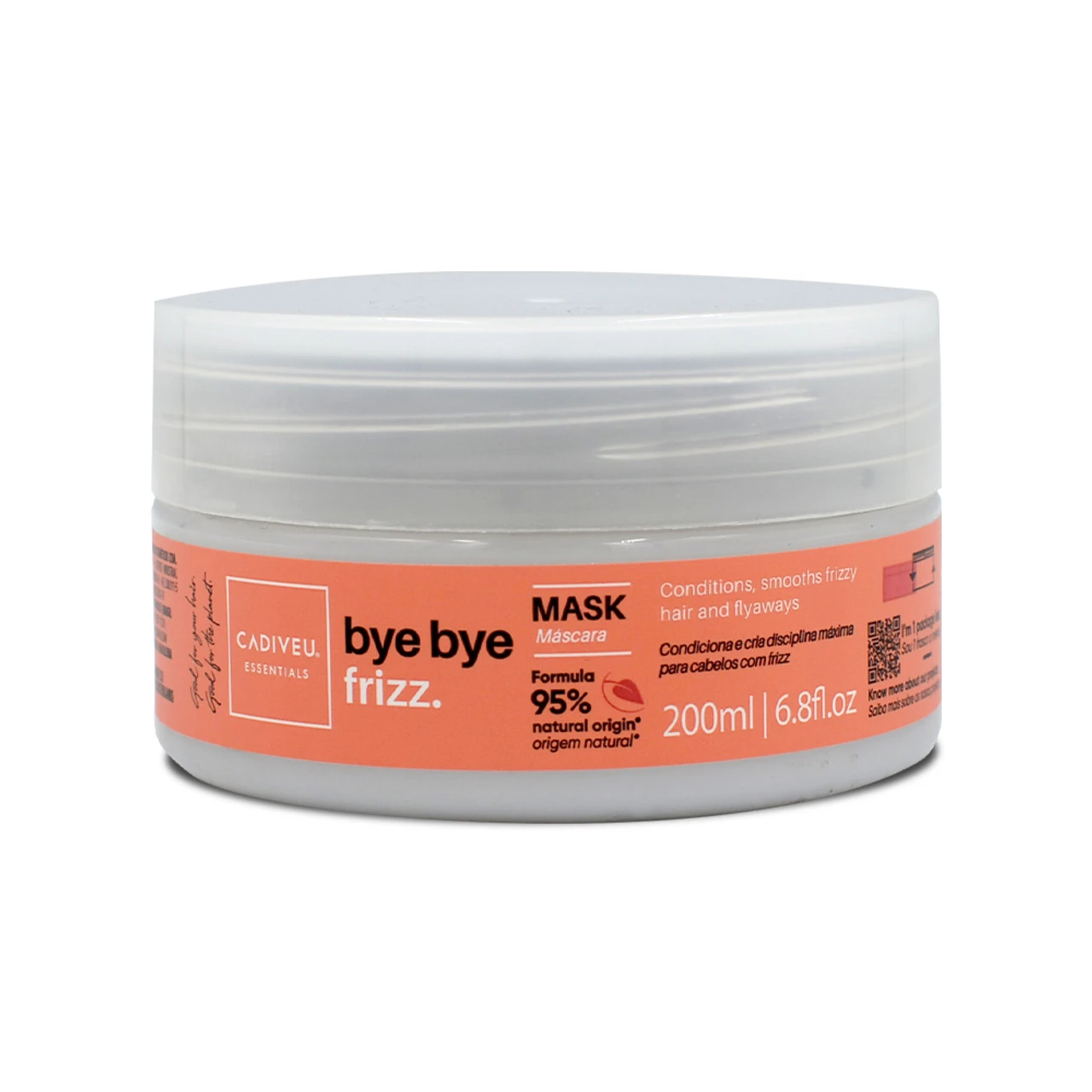 Cadiveu Bye Bye Frizz Mask - Maximum Discipline For Frizzy Hair 200ml/6.8 Fl.oz