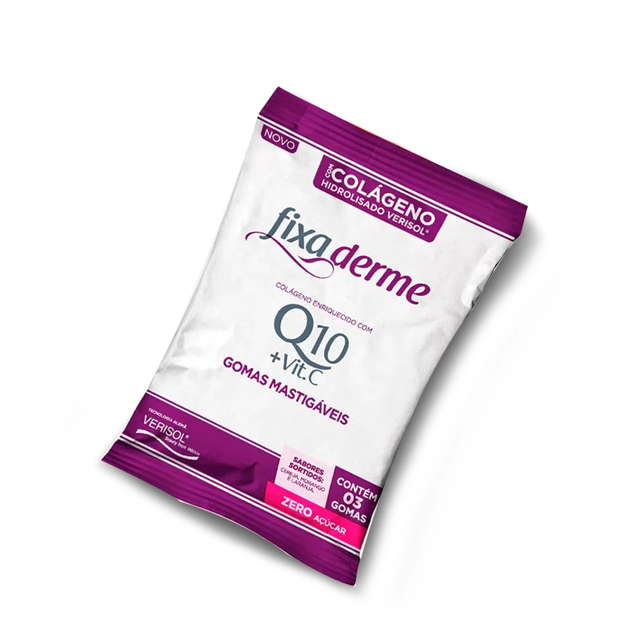 Fixa Derme Chewing Gum Q10 + Vitamin C With 15 Sachets 160g/5,64 Oz - Image 3