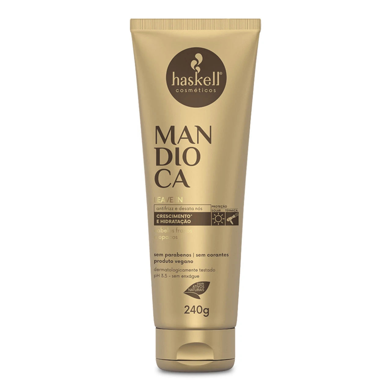 Kit Haskell Mandioca Home Care Cassava Treatment Complete For Dull Hair Daily Use - Image 5