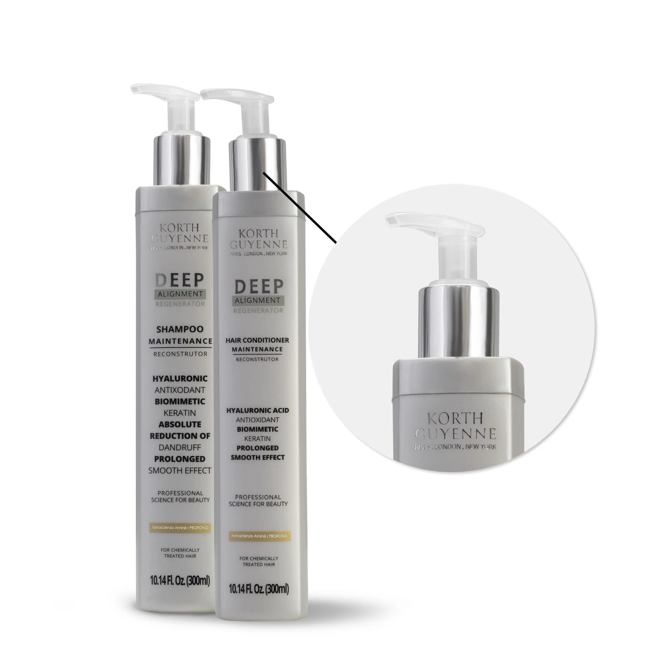 Kit Korth Guyenne Deep Alignment Shampoo Conditioner Mask Maintenance Hair Treatment 3 Products - Image 3