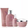 Kit Alfaparf Semi Di Lino Moisture Dry Hair Nutritive Home Care Complete Hydration 4 Units