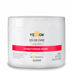 Alfaparf Conditioning Mask Yellow Color Care Protetor Cor Goji E Aloetrix Hair Care 500ml/17.3fl.oz