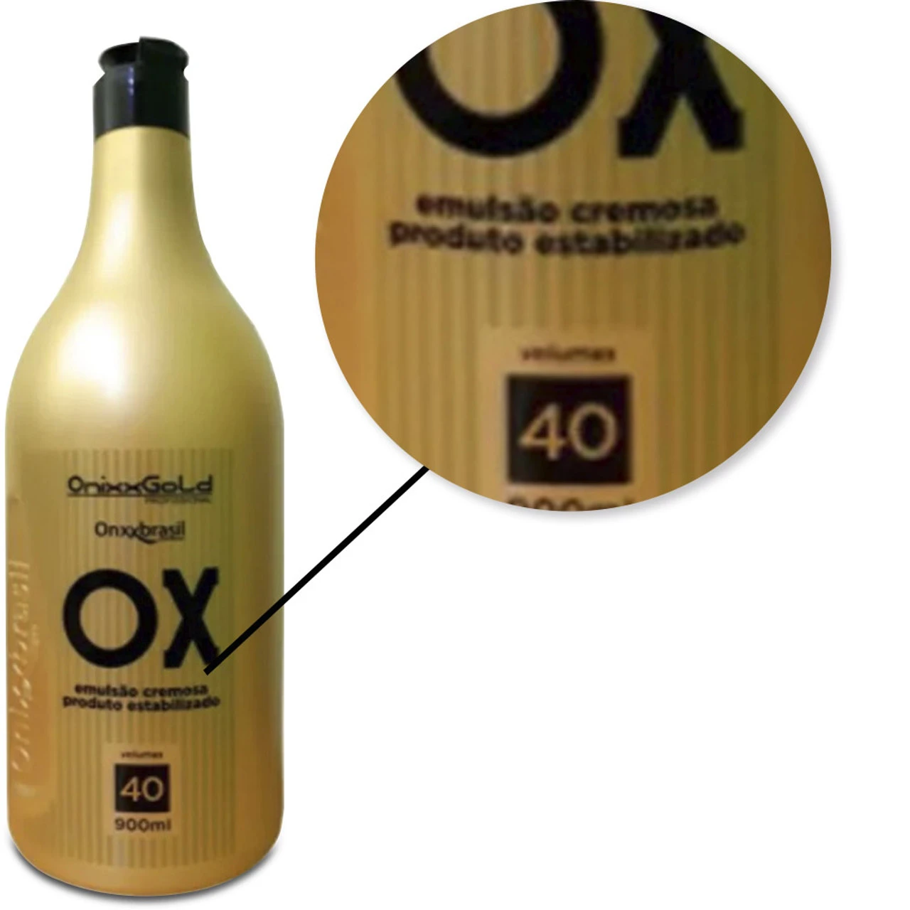 Onixx Brasil Stabilized Creamy Emulsion OX 40 Volumes 900ml/30.43 Fl.oz - Image 2
