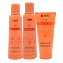 Richée Professional Argan And Ojon Home Care Kit (3 Products)
