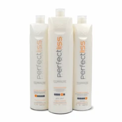 Kit Perfect Liss Progressive Anti-Frizz Complete Treatment PH Stabilizer Professional Use 3 Units