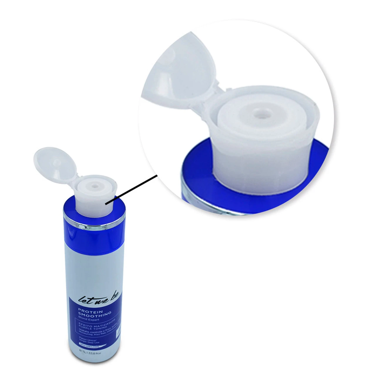 Kit Let Me Be Progressive Mask Protein Smoothing Blond Expert Blond Matiz Hair Restore 2x1L/2x33.8fl.oz - Image 5