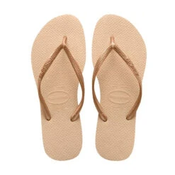 Havaianas Flip Flop Gold Size 37-38 320g/11.28 Oz