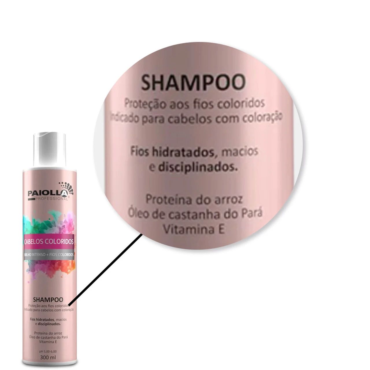 Paiolla Professional Color Hair Shampoo 300ml/10.14 Fl.oz - Image 2