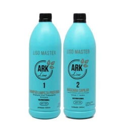 Kit Ark Line Smooth Master Smoothing System Shampoo & Hair Mask 2x1L/2x35.2 Fl.oz
