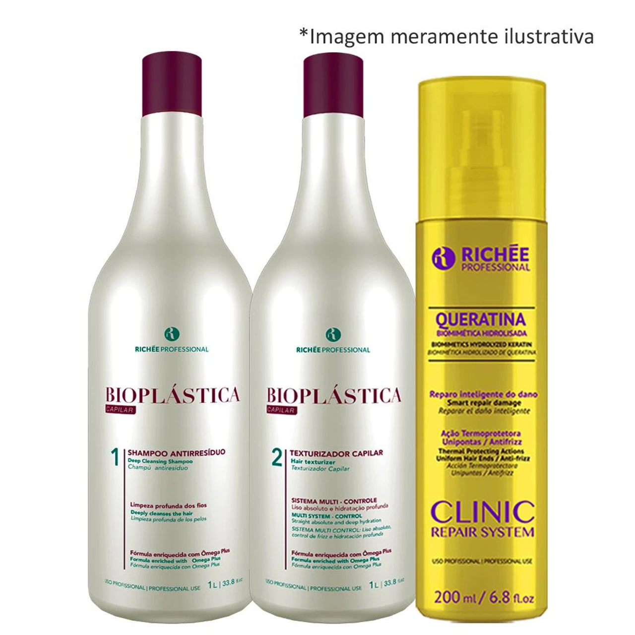 Richée Bioplastic Progressive Brush + Liquid Keratin