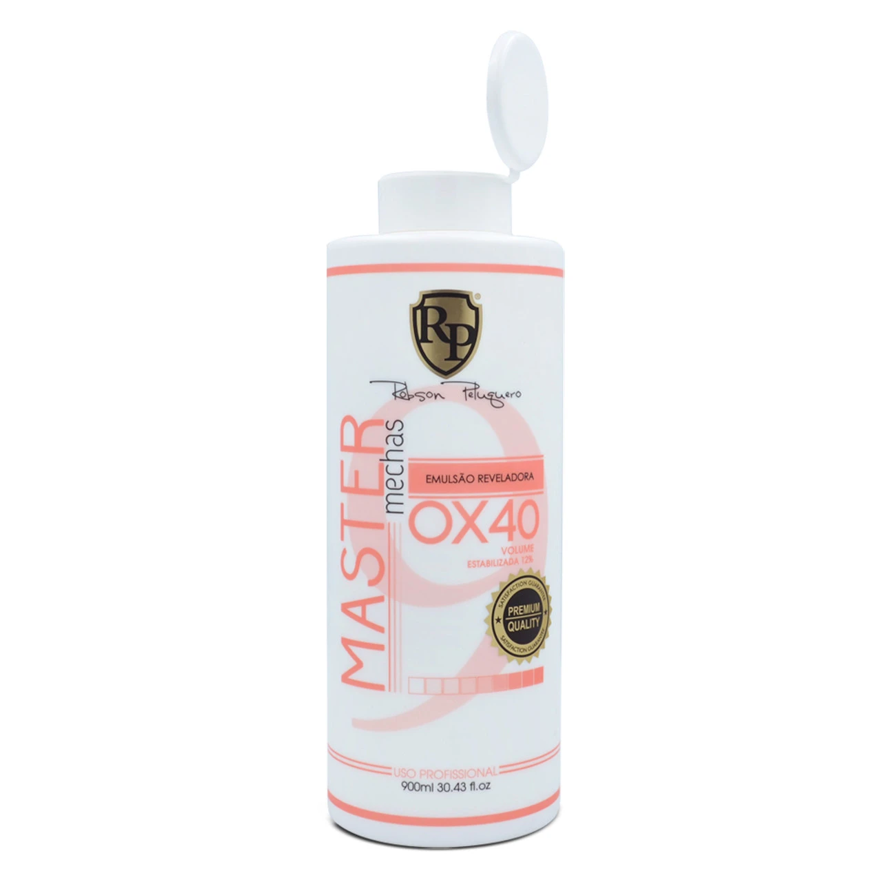 Robson Peluquero Master Mechas Emulsão Reveladora Ox 40 Volumes 900ml/30.4 Fl.oz - Image 3