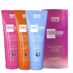 Ybera Paris Fashion Gold Hair Chronogram Hair Treatment Treatment Action In 3 Seconds 3x250g/3x8.8 Fl.oz