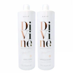 Kit Braé Shampoo Conditioner Divine Absolutely Smooth Shiny Hair Care 2x1L/2x33.8fl.oz