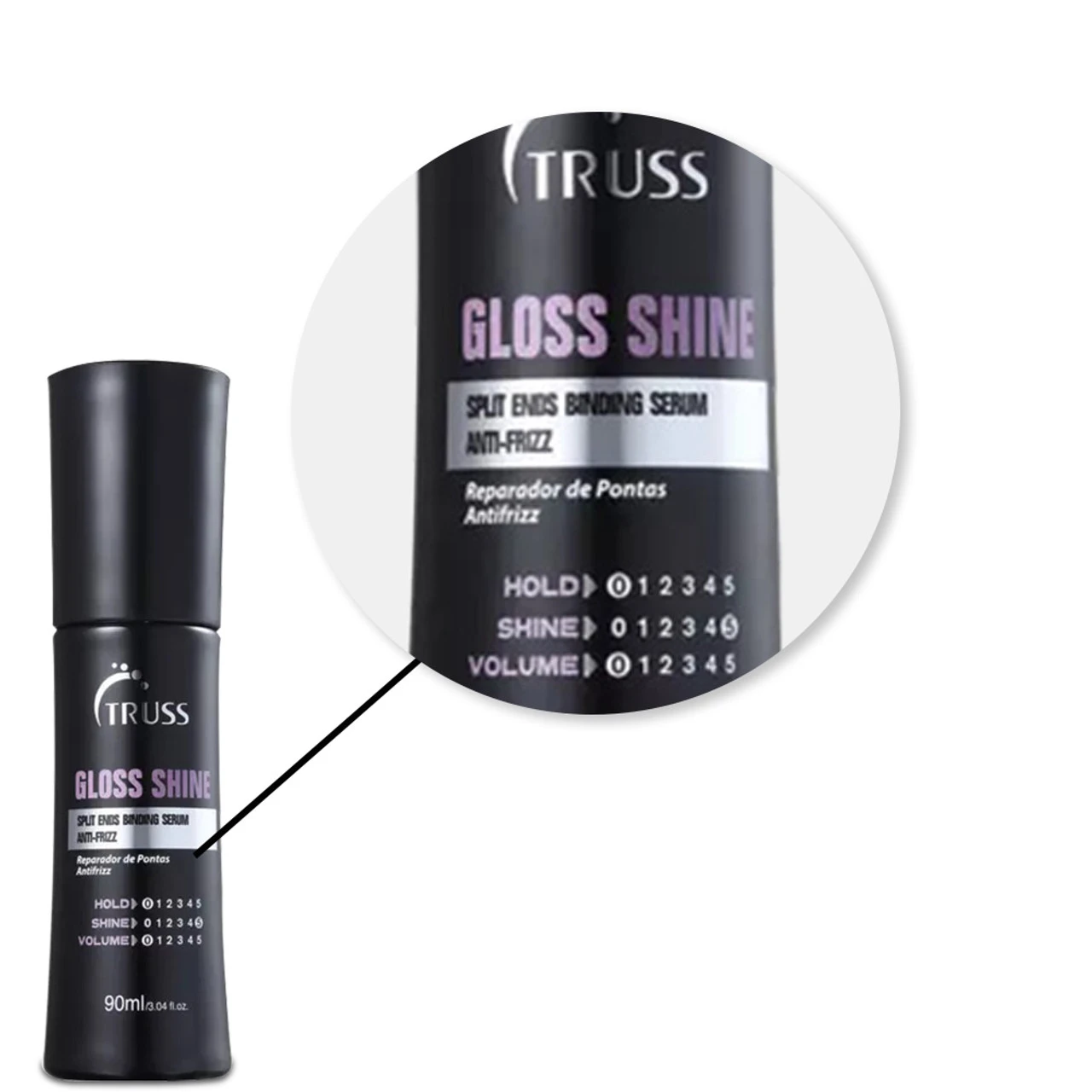 Truss Gloss Shine Split Repair Serum 90ml/3.04 Fl.oz - Image 2