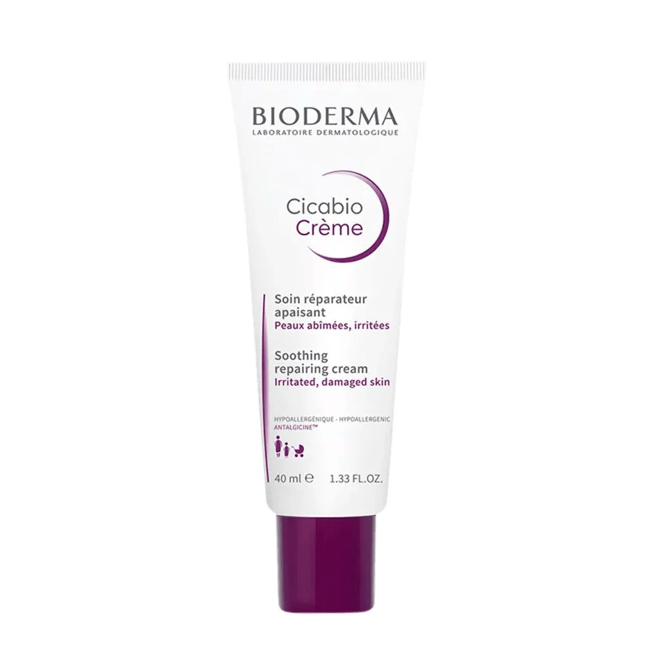 Bioderma Multireparative Soothing And Healing Cream Cicabio 40ml / 1.33 Fl. Oz