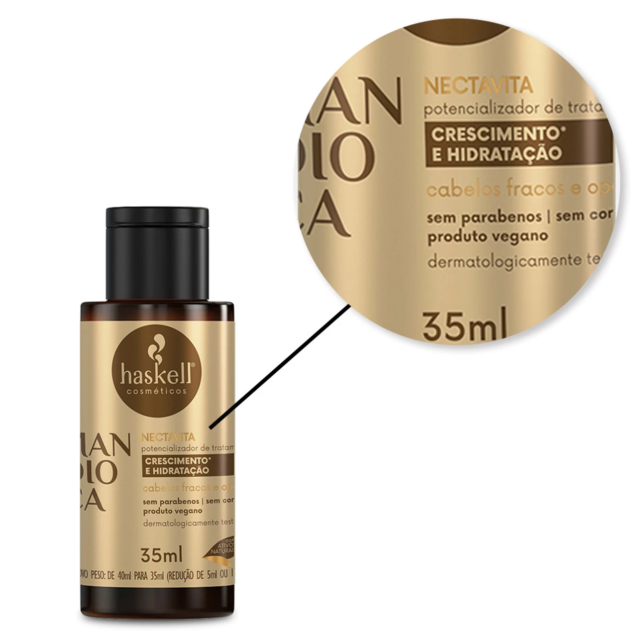 Haskell Mandioca Nectativa Finalizadora 35ml/1.18 Fl.oz - Image 2