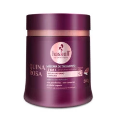Haskell Mask Quina Rosa Hydration Mask 2 In 1 Moisturizing Hair Care 500g/17.6 Oz