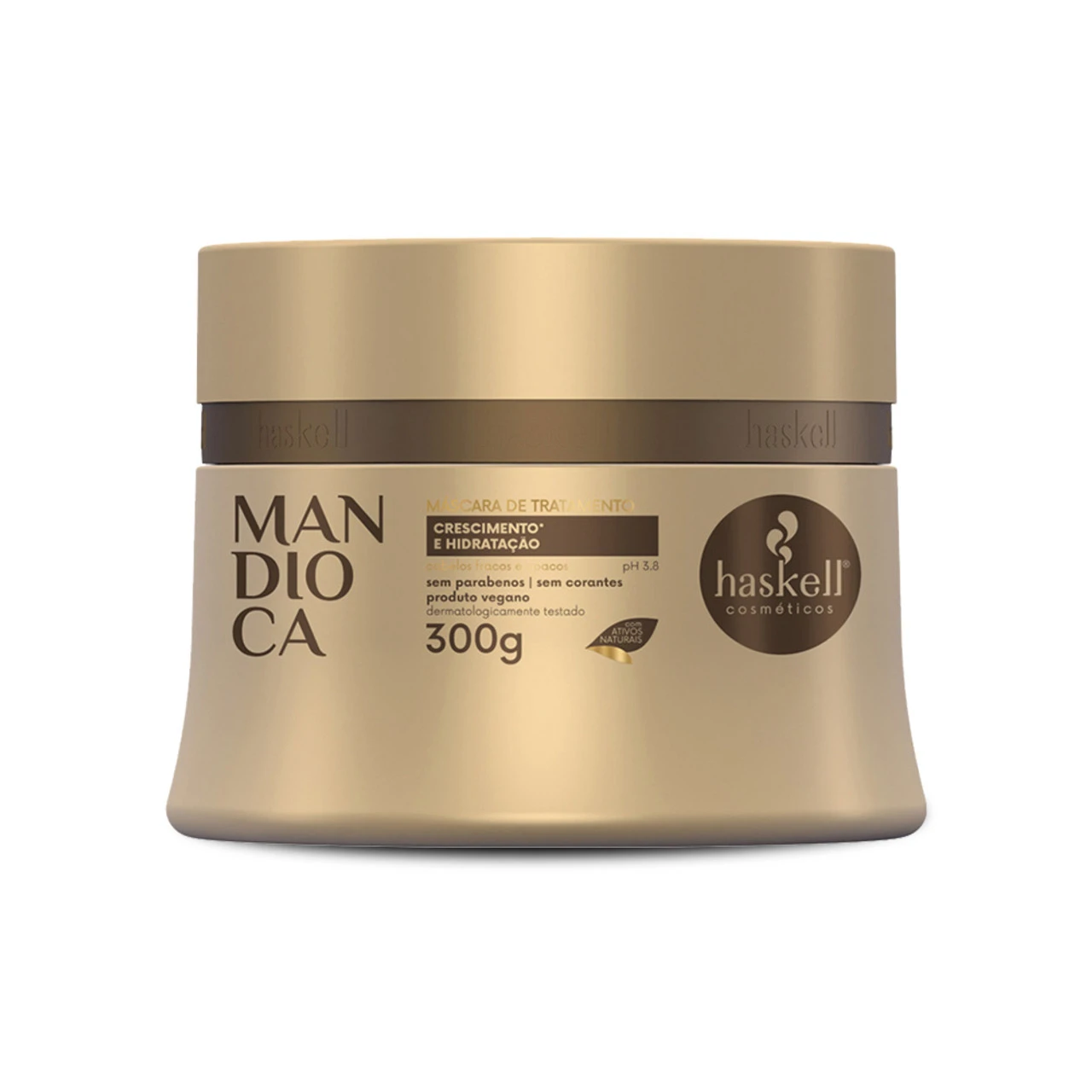 Kit Haskell Mandioca Home Care Cassava Treatment Complete For Dull Hair Daily Use - Image 4