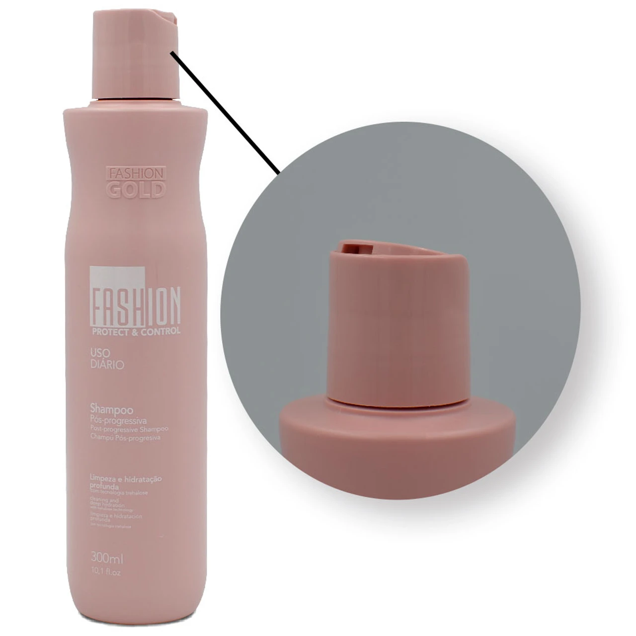 Ybera Paris Fashion Gold Shampoo And Mask Post Progressive Kit - Intensive Treatment - Image 4