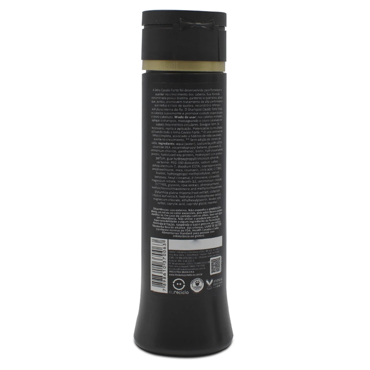 Kit Haskell Cavalo Forte Home Care Shampoo And Conditioner 2x300ml/2x10.14 Fl.oz - Image 5