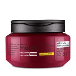 The O Boticario Match Hair Tinting Mask With Triple Protection For Blondes Colored Hair 250g/8.8 Oz