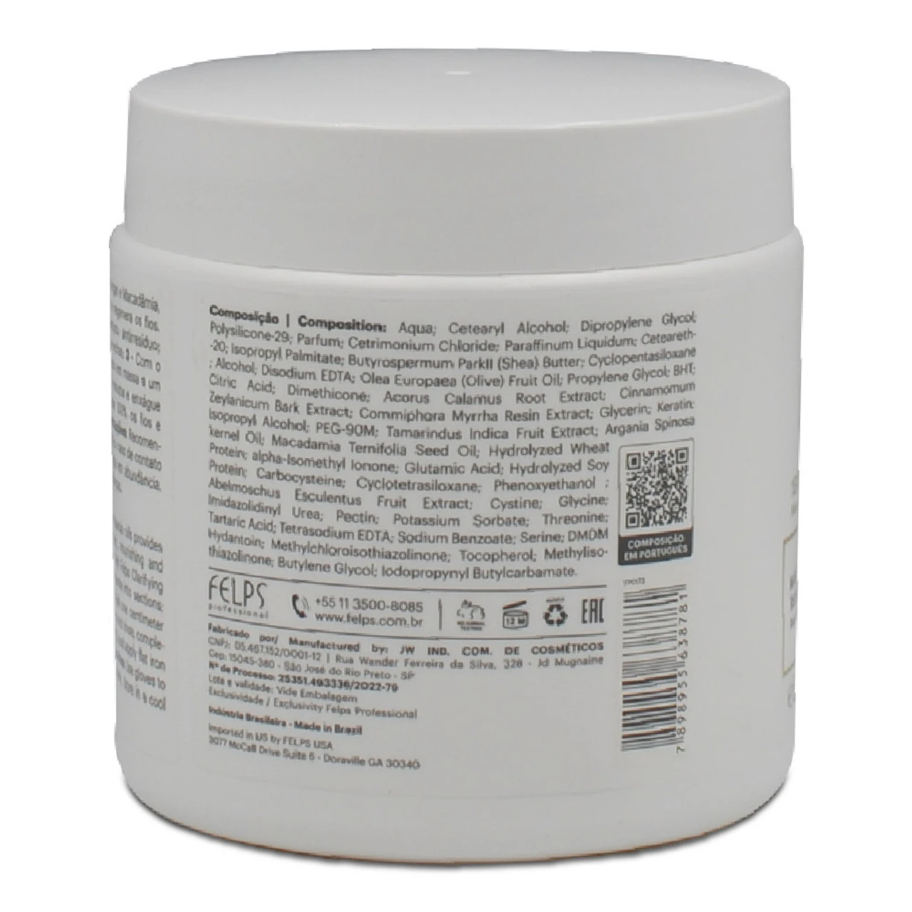 Felps Mask Okra Reducing Mask Argan Oil Macadamia Máscara Redutora Quiabo Hair Care 500g/17.6 Oz - Image 2