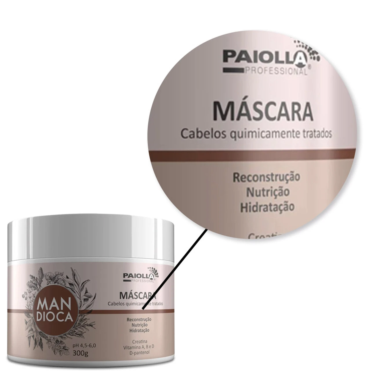 Nourishing And Hydrating Mask Paiolla Mandioca 300g/10.58 Oz - Image 2