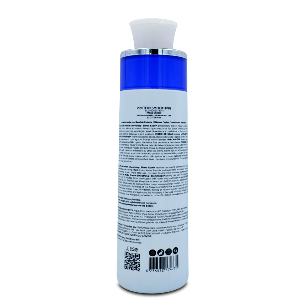 Let Me Be Progressive Protein Smoothing Blond Expert Purple Toning Matizador Hair Care 1L/33.8fl.oz - Image 2