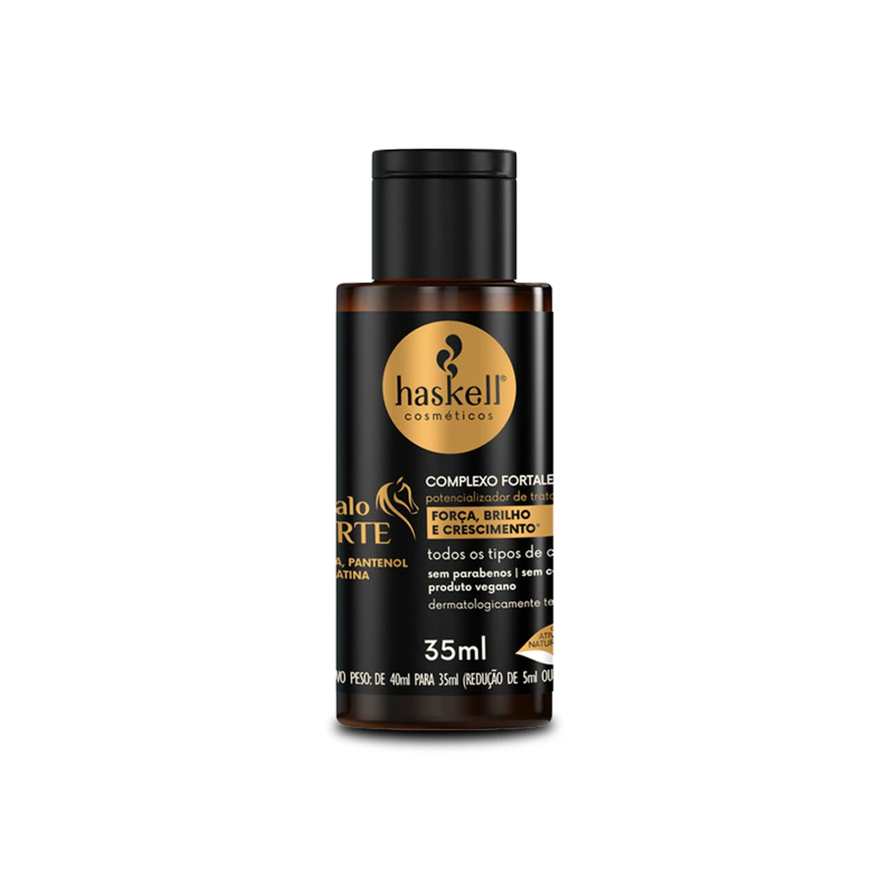 Kit Haskell Leave-in Strengthening Complex Cavalo Forte Complexo Fortalecedor Hair Care 3 Units - Image 3