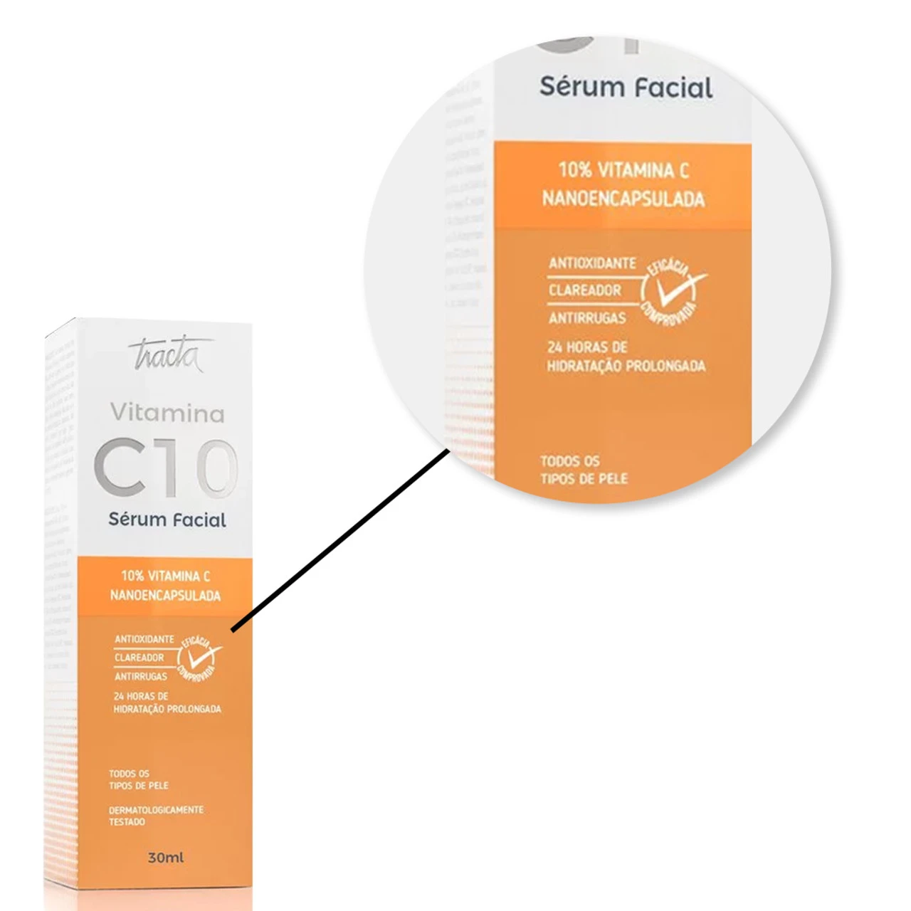 Tracta Facial Lightening Serum Antioxidant Vitamin C10 30ml/1,01 Fl.oz - Image 5