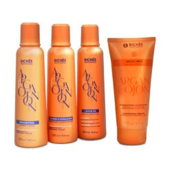 Kit Richée Argan And Ojon Home Care Complete Treatment 4 Products