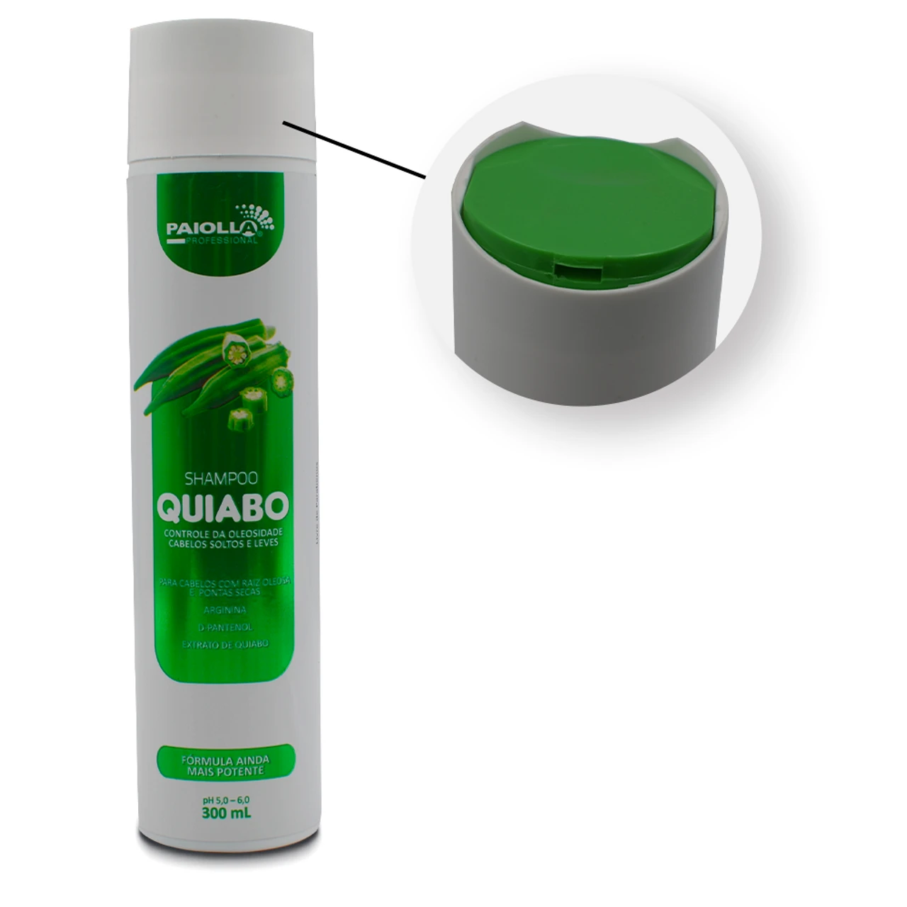 Paiolla Professional Okra Hair Shampoo 300ml/10.14 Fl.oz - Image 3