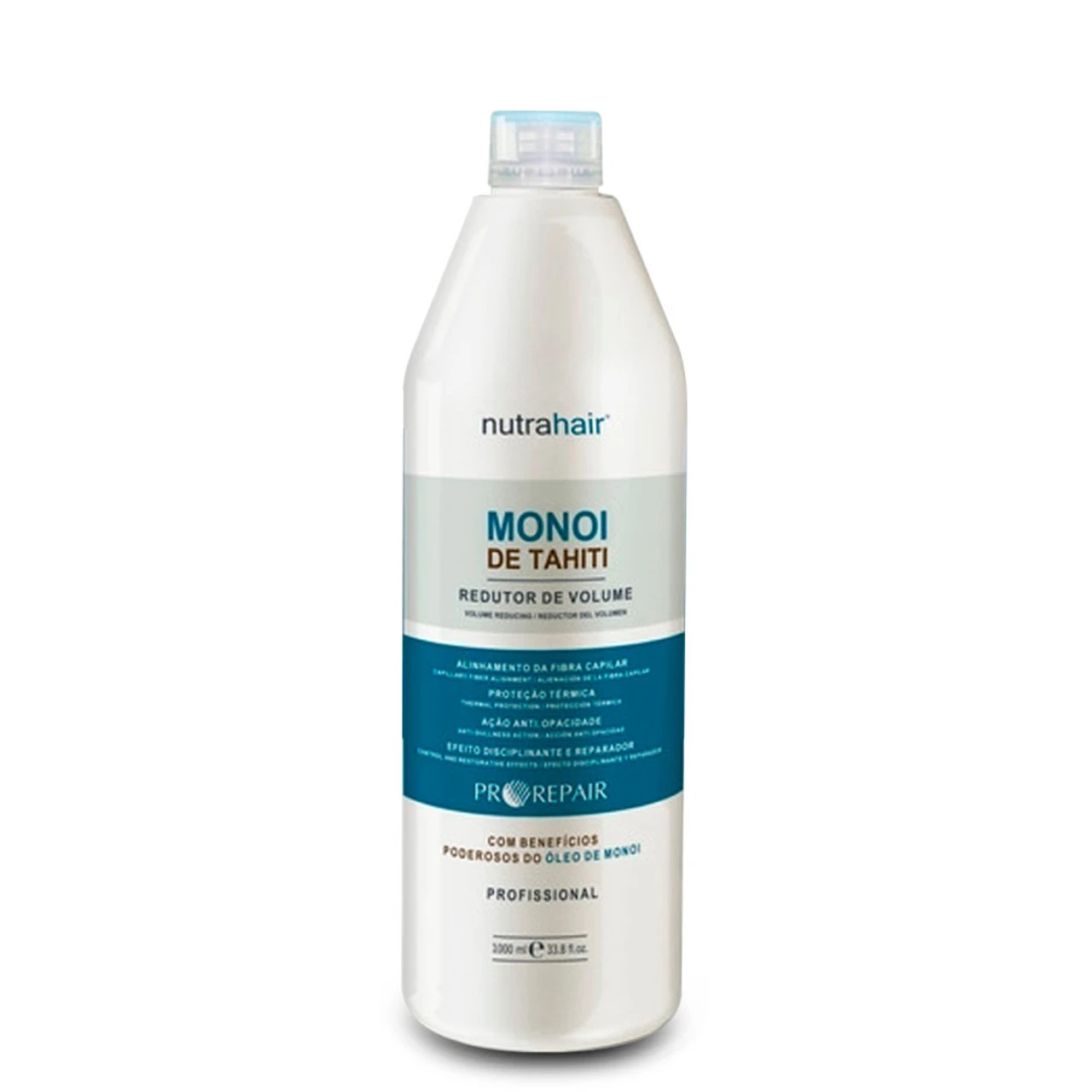 Nutra Hair Progressive Monoi De Tahiti Reductor Formaldehyde Free Redutor Volume 1L/33.8fl.oz
