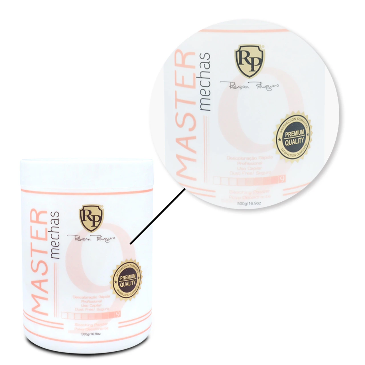 Kit Robson Peluquero Master Mechas 500g + Ox 30 Volumes Developing Emulsion 900ml - Image 5