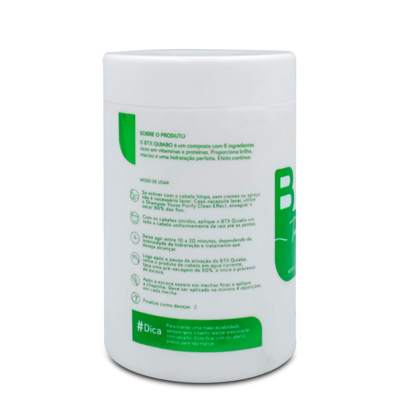 Youse Cosmetics Btox Btx Okra Realignment Without Formalin Quiabo Realinhamento Capilar Hair Care 1kg/35.2 Oz - Image 2