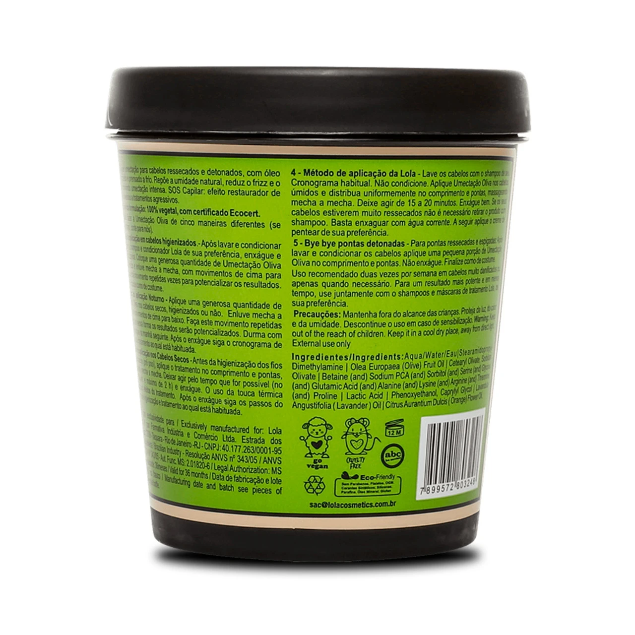 Lola Moisturizing Olive Nutrition Mask Damaged Hair 200g/7.05 Oz - Image 2