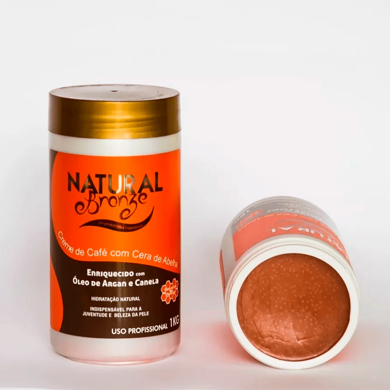 Natural Bronze Tanning Cream Coffee And Beeswax + Argan Oil 1kg/35.27 Oz - Image 2