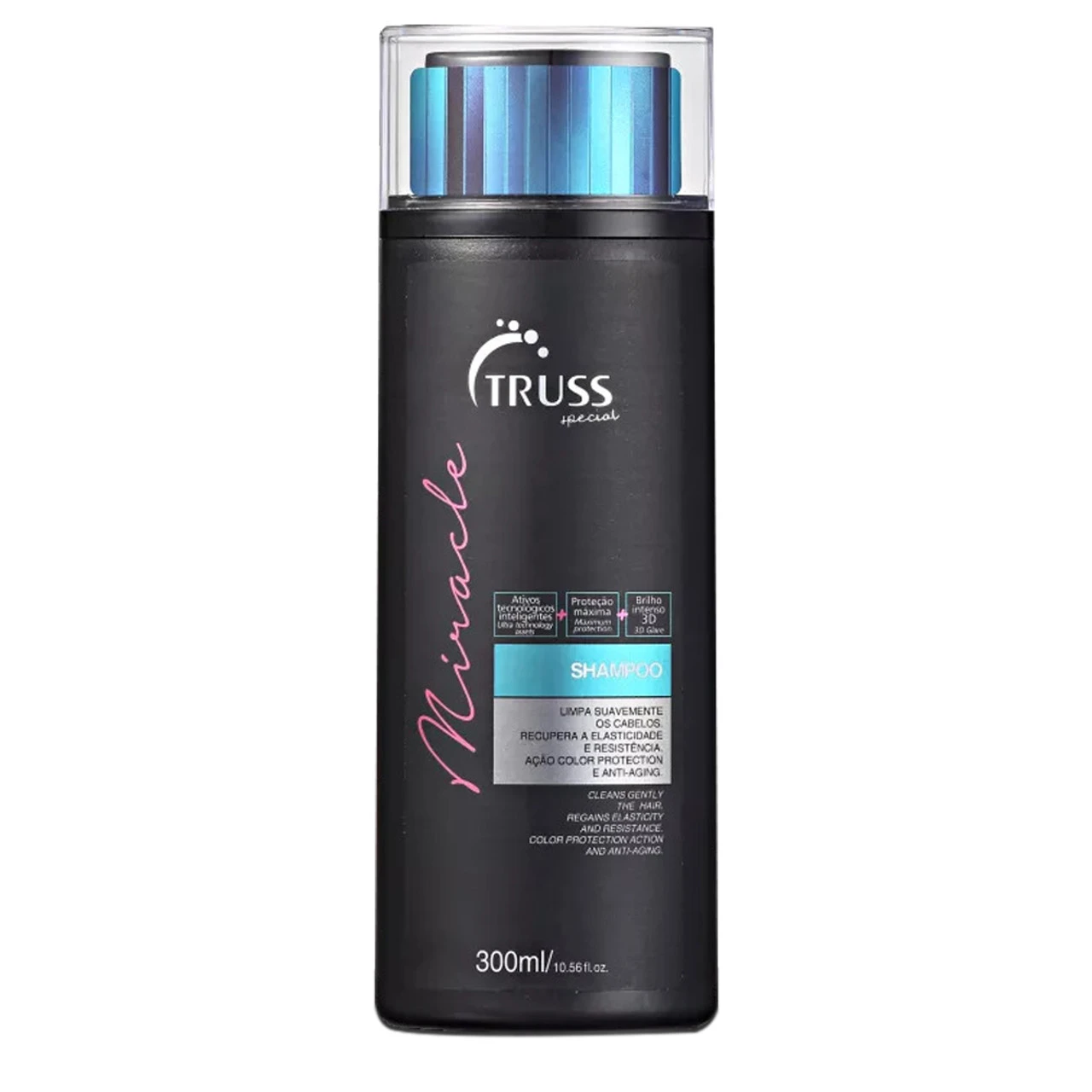 Truss Miracle Shampoo Cleanses 3D Hair 300ml/10.14 Fl.oz.