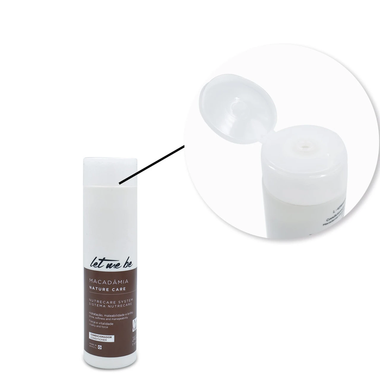 Let Me Be Conditioner Macadamia Home Care Maintenance 240ml/8.11fl.oz. - Image 3