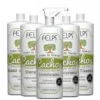 Kit Felps Curls Avocado Oil Complete Treatment For Curly Hair Azeite Abacate Cachos 5x500ml/5x16.9fl.oz