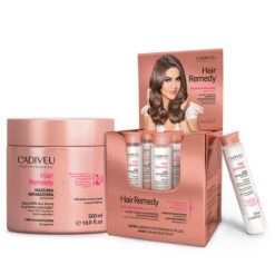 Kit Cadiveu Hair Remedy Damaged Hair Mask + Ampoule