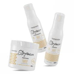 Kit Madamelis Shampoo Conditioner Mask Elegance Special Moments Hair Care 3 Units