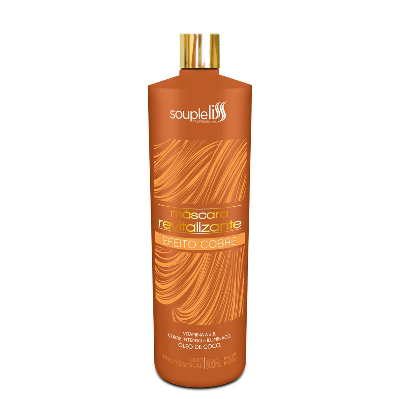 Soupleliss Revitalizing Mask Copper Effect Intense Illuminated Copper Efeito Cobre 500ml/16.90fl.oz